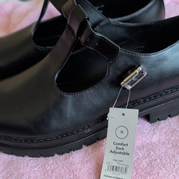 No Boundaries Shoes - No Boundaries Black T‑Strap Mary Jane Comfort Flats